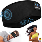 LC-dolida Sleep Headphones Bluetooth Wireless Band Sleep Headphones Sleep with Thin HD Stereo Speakers Music Perfect for Side Sleepers SportTravel Best Gifts for Men Women