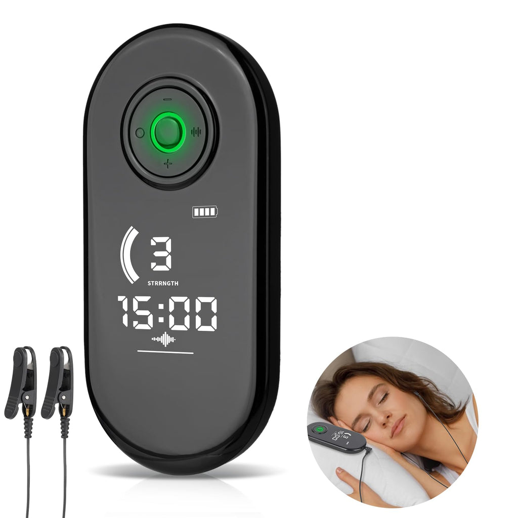 Vagus Nerve Stimulator for Sleep & Stress Relief | Sleep Aid Relaxation & Anxiety Management Device | Enhance Sleep Restore Calm & Improve Focus with Auricular Stimulation Technology